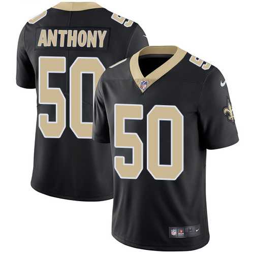 Nike New Orleans Saints #50 Stephone Anthony Black Team Color NFL Vapor Untouchable Limited Jersey,We sell and wholesale Nike New Orleans Saints #50 Stephone Anthony Black Team Color NFL Vapor Untouchable Limited Jersey on line form chian!